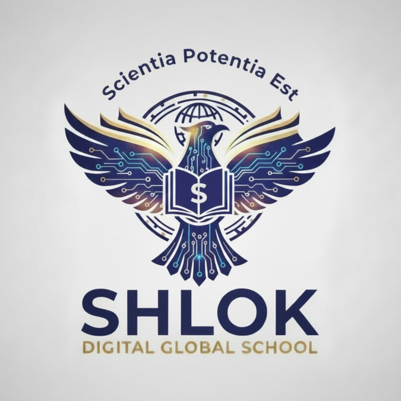 Shlok Digital Global School Logo